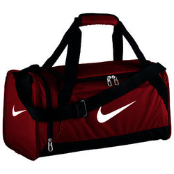 Nike Brasilia 6 Duffel Bag, Extra Small Red/Black